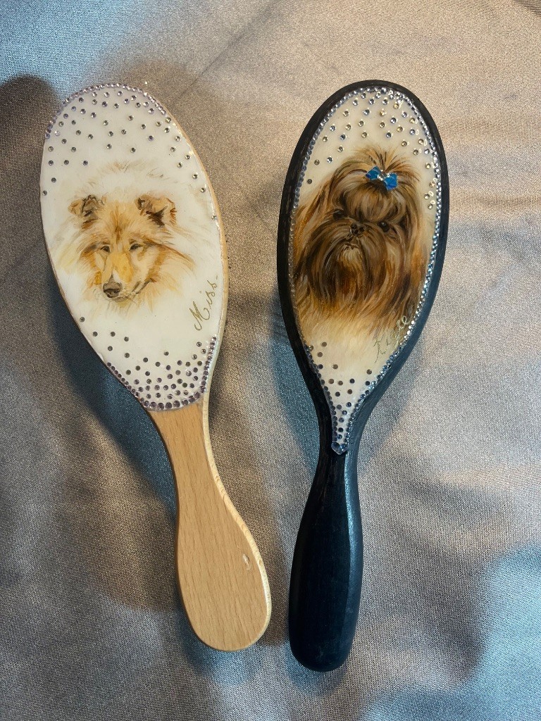 Brosse  pour chiens personnalisée 